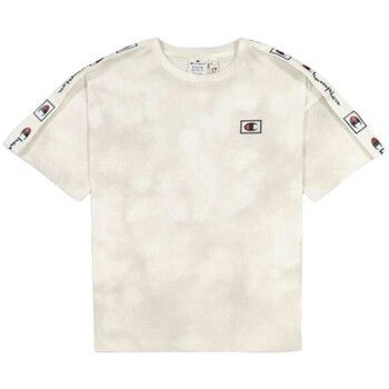 Champion Camiseta 404277 WHT/ALLOVER para niña
