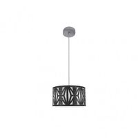 fabrilamp colgante modelo katerina 1luz xe27 cromomadera negra