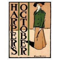 legendarte - cuadro lienzo impresion digital - harpers october 1897 - edward penfiel - decoracion pared cm 40x50