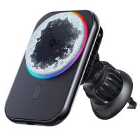 cargador inalambrico magnetico bakeey qi2 para cochesoporte con luz ledestacion de carga rapida para iphone 16 15 14 1