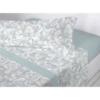 juego de sabanas invierno coralina rotik cama 150cm aqua donegal