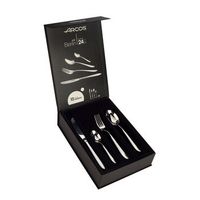 arcos cuberteria de 24 piezas en caja regalo 6 cuchillos 12 cucharas 6 tenedores