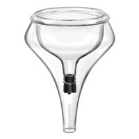 aireador de vino cristal y silicona transparente