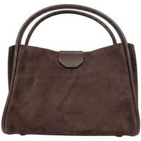lancaster bolso de mano bolso de mano magnetico m suede ida marron para mujer