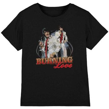 Elvis Presley Camiseta Burning Love para niña