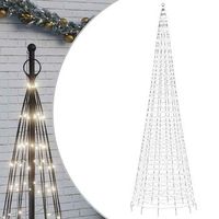 arbol de navidad 1534 led blanco frio 500 cm vidaxl