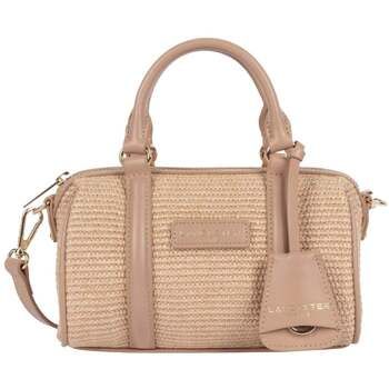 LANCASTER Bolso de mano Bolso Mini Osier de Cuero Natural para mujer