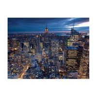 papel pintado 3d - nueva york - noche 200x154 cm