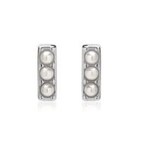 pendientes de plata 925 con perlas de agua dulce