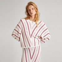 pepe jeans jersey blanco pl702135-808