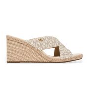 michael kors para mujer 40r6kzms1b sandalias kenzie beige 40 3 a 5cm ninguno casual