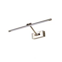 aplique led cuadros articulado aluminio  bronce envejecido 48cm 10w