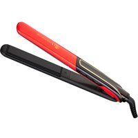 manchester united edition s6755 sleek  curl expert hair straightener - red  black red