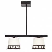 lampara dalia beigemarron 50x15