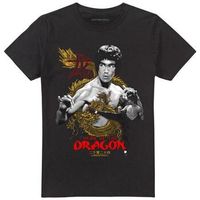 bruce lee camiseta golden year of the dragon para mujer