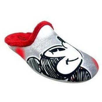 Vulca-bicha Pantuflas Ir por casa señora 1364 rojo para mujer