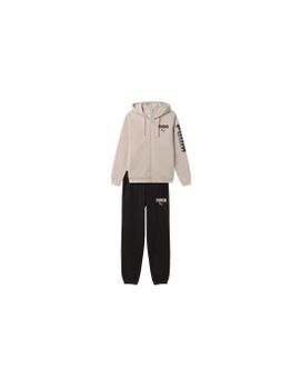 Chándal Puma Ess Graphic Suit Fl,Silver Fog, Hombre
