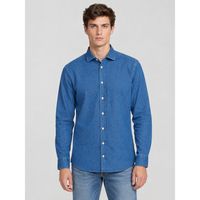 bastoncino camisa manga larga simo jeans para hombre