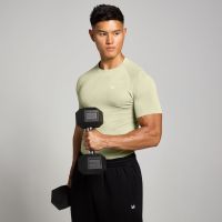 camiseta de tirantes y sin costuras con estampado grafico de pilares tempo para hombre de mp - salvia calido - xl