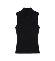 ax armani exchange para mujer xw001876af11957mc005 top de cuello alto negro xl casual viscosa