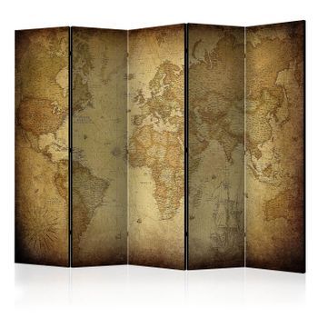 Biombo - Old Map Ii [room Dividers]