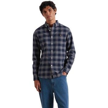 Farah Camisa manga larga Brewer para hombre