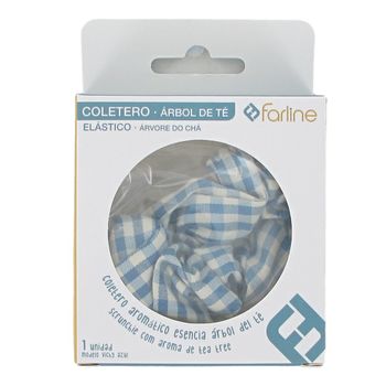 Farline Coletero Aromático arbol de Te Color Azul y blanco