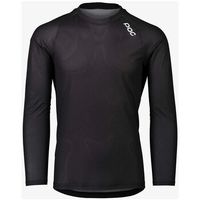 poc tops y camisetas 52844-1002 mtb pure ls jersey uranium black para hombre