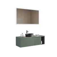 mueble de bano 5 piezas en mdf salvia