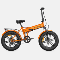 bicicleta electrica plegable engwe ep-2 boost de 250 w neumaticos anchos de 20 x 40 pulgadas - naranja