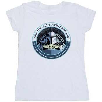 Disney Camiseta manga larga The Mandalorian Ready For Adventure para mujer