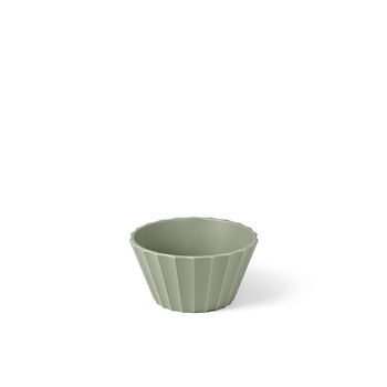 Cuenco polipropileno verde mate diam. 11cm