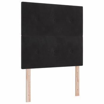 Cabecero，panel De Cabecero Negro 80 Cm Terciopelo