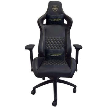 Keep Out Hammer Silla Gaming Negro/Dorado