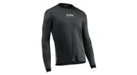 maillot de manga larga northwave sharp negro blanco  hombre