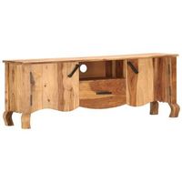 mueble de tv madera maciza 115x30x42 cm vidaxl