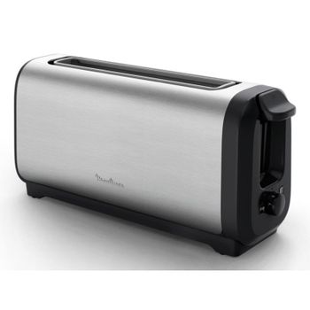 Tostadora Moulinex LS5S0DE0 1430W Acero Inoxidable Ranura Larga 7 Niveles Negro