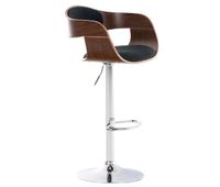 taburete de bar kingston tapizado en tela 48x50x88-102 cm