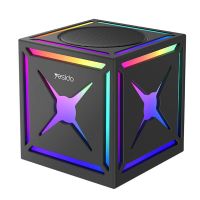 sicido ysw34 caja de musica 3d altavoz bluetooth altavoz portatil luz rgb colorida unidad de driver de 52 mm conexion tw