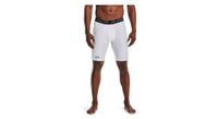 under armour heatgear compression shorts blanco  hombre