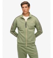 superdry para hombre m2014312a chaqueta tech cult loose track verde m casual algodon