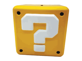 Hucha - Bloque Interrogación Super Mario, Plástico, 12cm