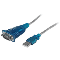 cable usb a serie de 1 puerto db9 mm de 04m - adaptador usb a rs232 - adaptador usb a serie db9