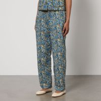 lollys laundry bill floral-print cotton trousers - m