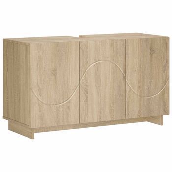 Armario De Baño Roble Sonoma 101 X 41 X 58 Cm Vidaxl