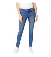 pepe jeans para mujer pl204171vw3 jean regent fit skinny tiro alto azul 2930 casual algodon denim sostenible