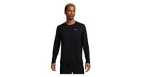 camiseta de manga larga nike  strong uv  strong  miler negra hombre
