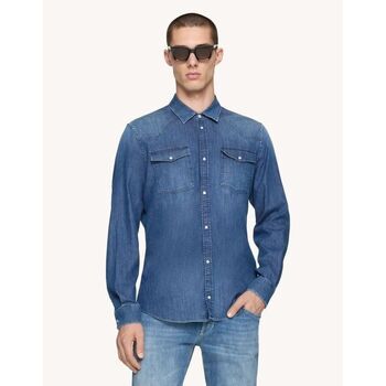 Dondup Camisa manga larga UC345S DS0259U-800 para hombre