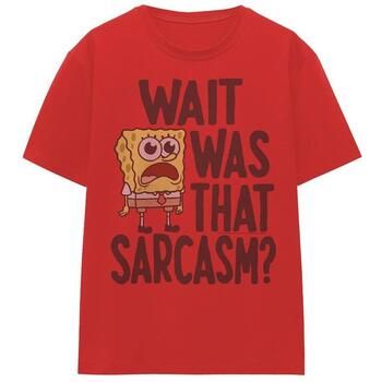 Spongebob Squarepants Camiseta Sarcasm para mujer