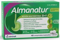 almanatur accion multisintoma 5en1 menta 40 comprimidos masticables